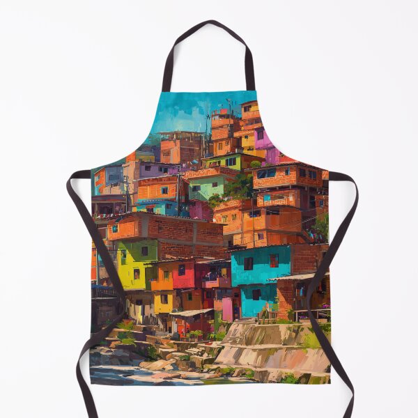 Item preview, Hills of Color, Heart of Medellín designed and sold by ArgentoArt.
