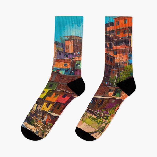 Item preview, Hills of Color, Heart of Medellín designed and sold by ArgentoArt.