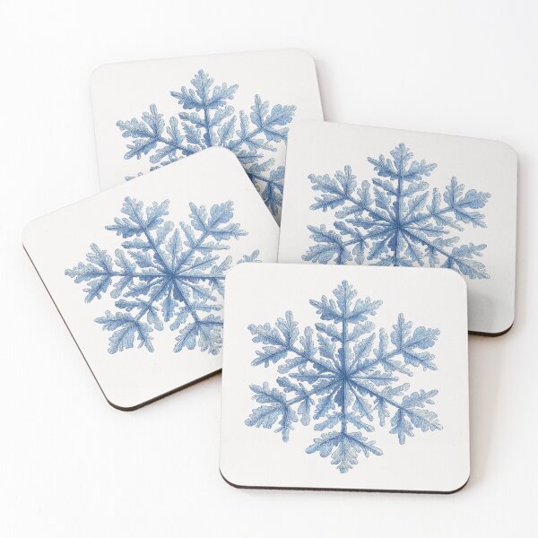 Item preview, Delicate blue snowflake designed and sold by MendaciousMina.