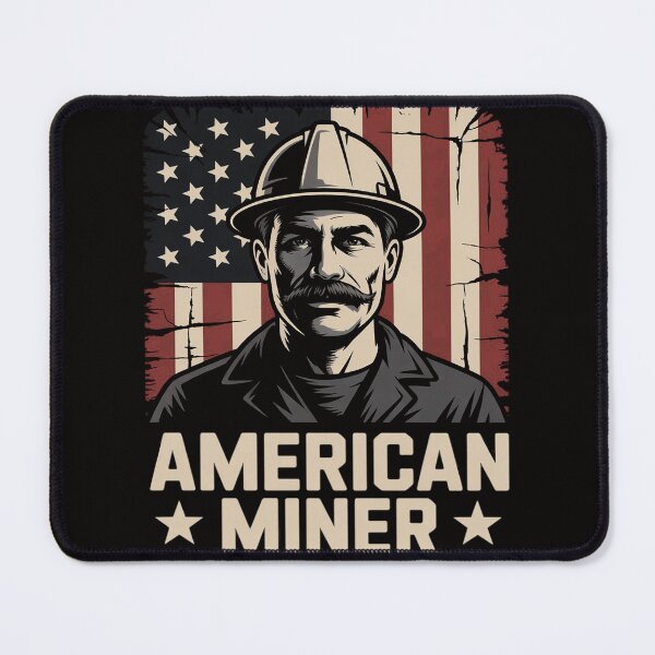 Item preview, Underground Coal Miners American Miner designed and sold by banbopbii.