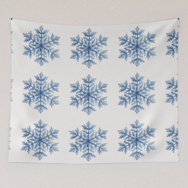 Item preview, Delicate blue snowflake designed and sold by MendaciousMina.