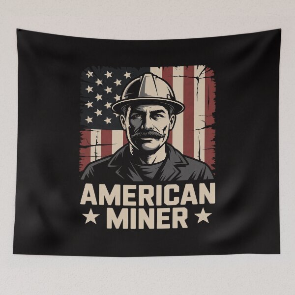 Item preview, Underground Coal Miners American Miner designed and sold by banbopbii.