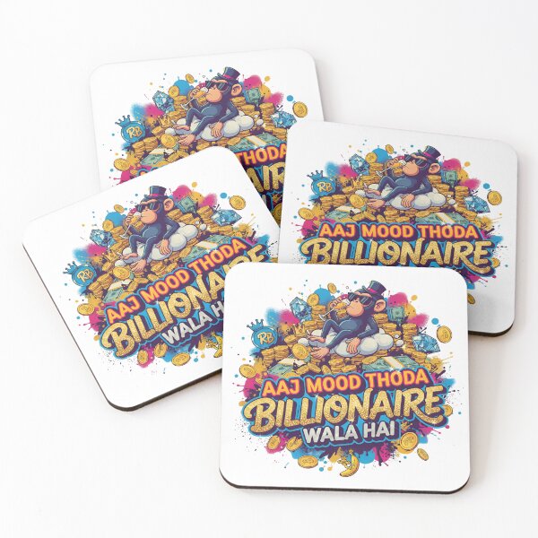 Item preview, Aaj Mood Thoda Billionaire Waala Hai designed and sold by freakindesi.