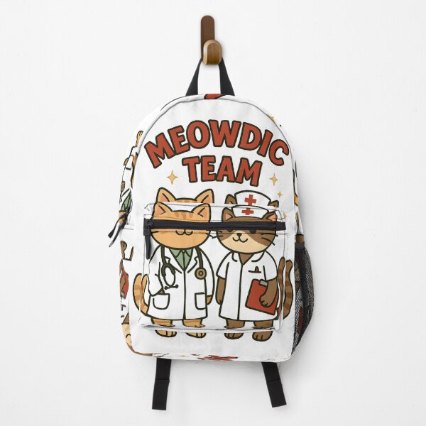 Item preview, Meowdic Team – Cute Cat Doctor and Nurse Medical Crew Design designed and sold by ClinicalHubs.