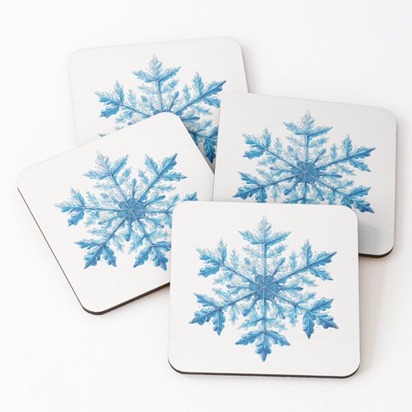 Item preview, Delicate blue snowflake designed and sold by MendaciousMina.