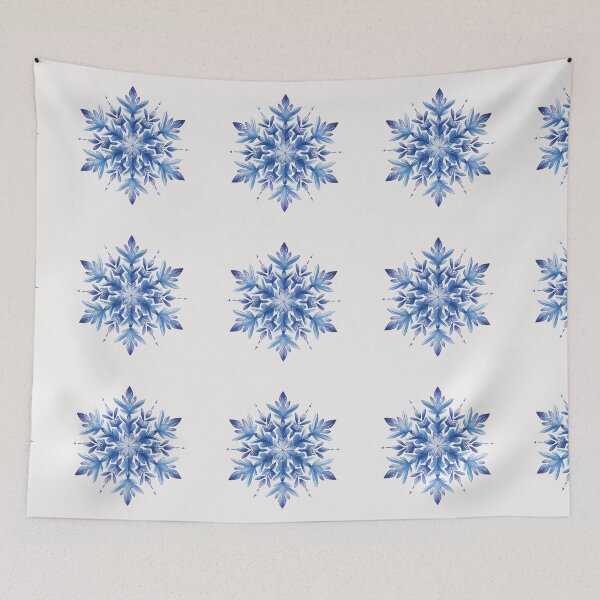 Item preview, Delicate blue snowflake designed and sold by MendaciousMina.
