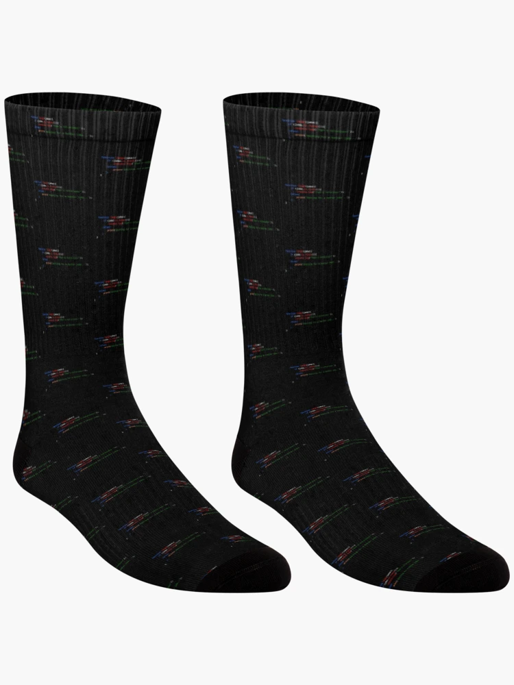 Thumbnail 3 of 5, Socks, JavaScript Code Humor: Laugh or Wait for a Better Joke designed and sold by WayOutWorks.