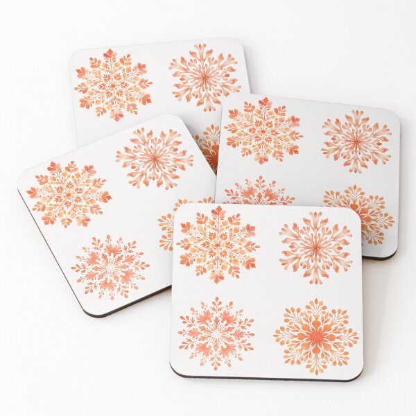 Item preview, Orange snowflakes pack designed and sold by MendaciousMina.