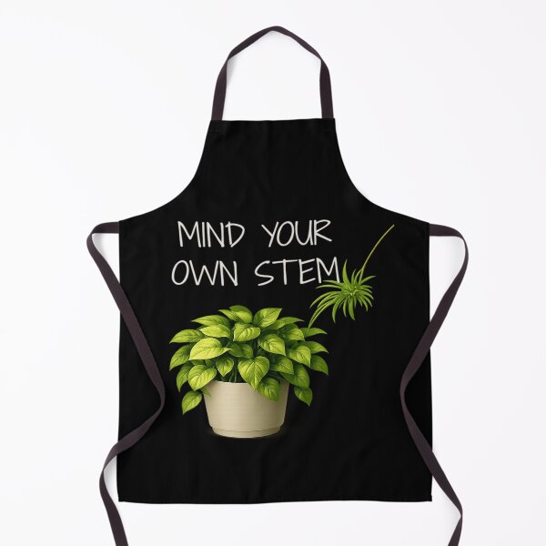 Item preview, ⚠️PLANTIFA COLLECTION⚠️ – 002A – ✨ Mind Your Own Stem ✨ - light for darker backgrounds designed and sold by WheelieGdArt.