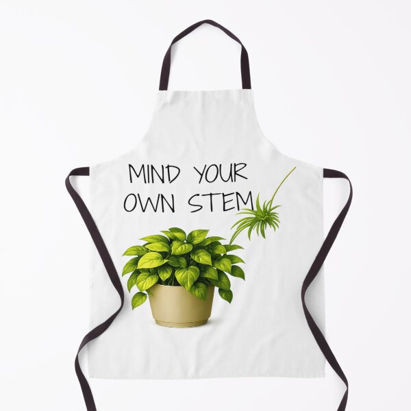 Item preview, ⚠️PLANTIFA COLLECTION⚠️ – 002 – ✨ Mind Your Own Stem ✨ - dark for lighter backgrounds designed and sold by WheelieGdArt.