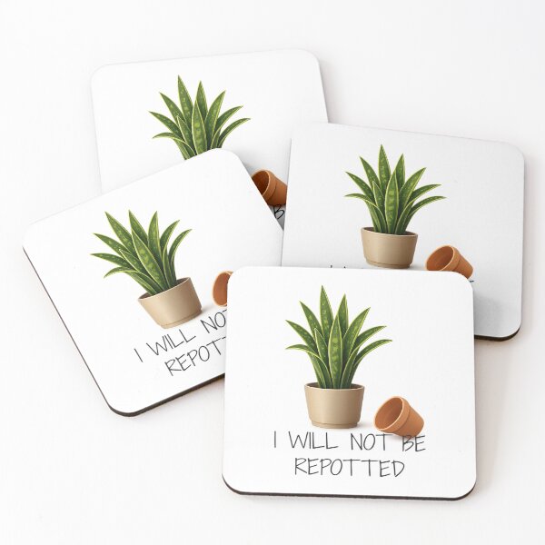 Item preview, ⚠️PLANTIFA COLLECTION⚠️ – 001 – ✨ I Will Not Be Repotted ✨ - dark for lighter backgrounds designed and sold by WheelieGdArt.