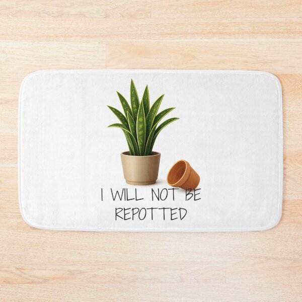 Item preview, ⚠️PLANTIFA COLLECTION⚠️ – 001 – ✨ I Will Not Be Repotted ✨ - dark for lighter backgrounds designed and sold by WheelieGdArt.