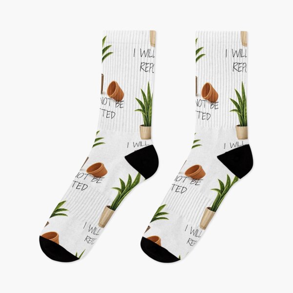 Item preview, ⚠️PLANTIFA COLLECTION⚠️ – 001 – ✨ I Will Not Be Repotted ✨ - dark for lighter backgrounds designed and sold by WheelieGdArt.