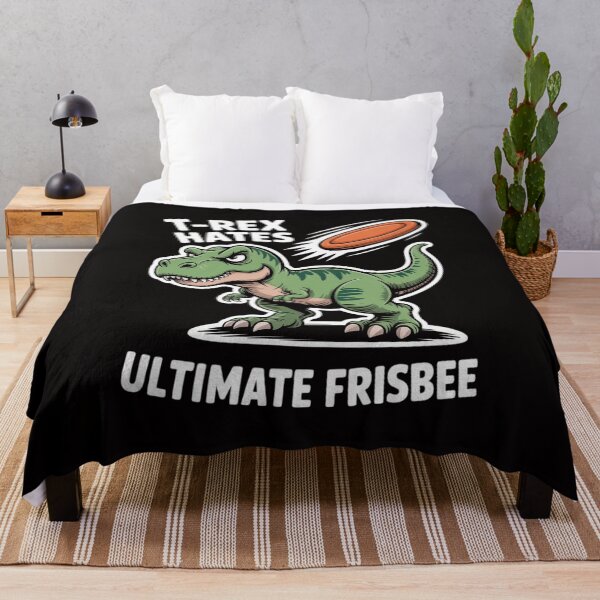 Item preview, T-Rex Hates Ultimate Frisbee - Dinosaur designed and sold by banbopbii.