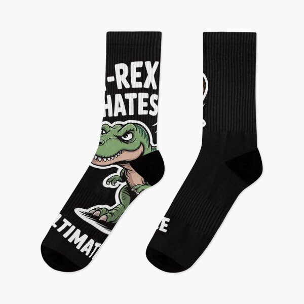 Item preview, T-Rex Hates Ultimate Frisbee - Dinosaur designed and sold by banbopbii.