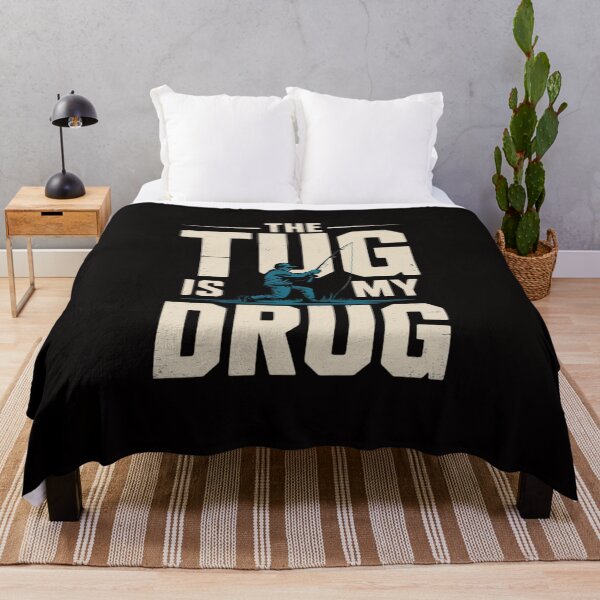 Item preview, The Tug is my Drug Angling Hunting Fishing designed and sold by AnimeManga2D.