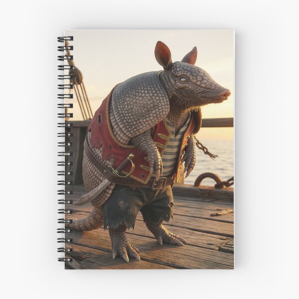 Item preview, Fierce Armadillo Pirate‘ll Crush Ye Barnacles designed and sold by Tridentulus.
