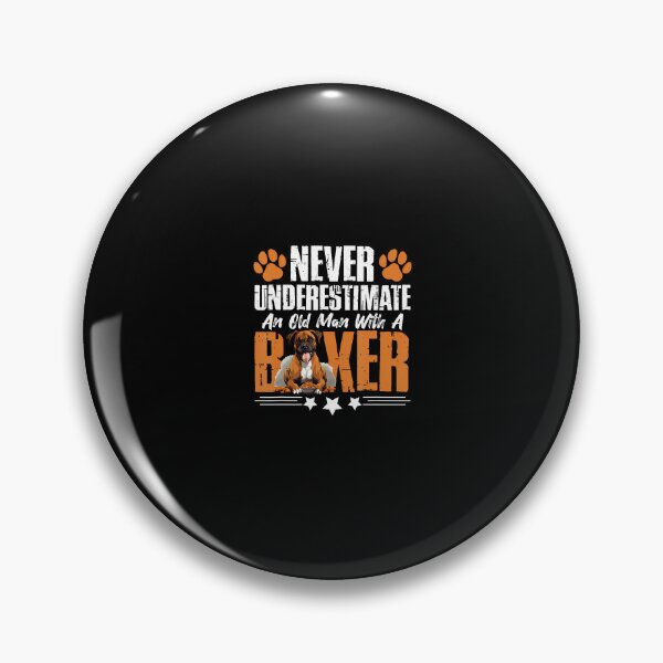 Item preview, Boxer Dog Breed Pet - Never Underestimate An Old Man designed and sold by scottsurswab.