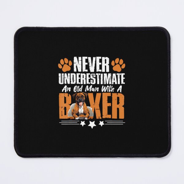 Item preview, Boxer Dog Breed Pet - Never Underestimate An Old Man designed and sold by scottsurswab.