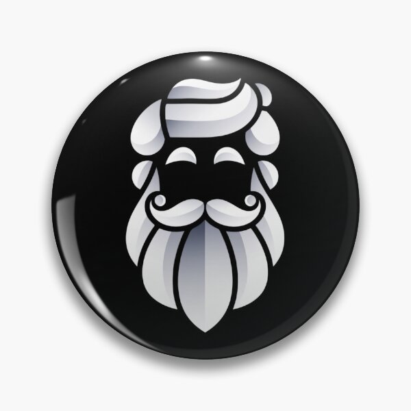 Item preview, Minimal Santa Icon – Clean Modern Christmas Beard Design designed and sold by Shop9999.