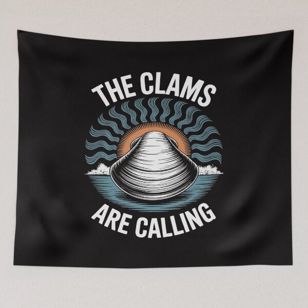 Item preview, The Clams Are Calling Clam Digger Clam Digging designed and sold by AnimeManga2D.