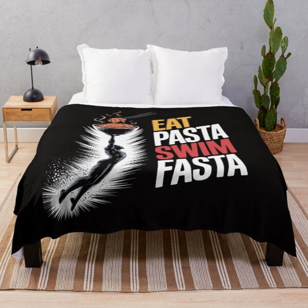 Item preview, Swimming Swimmer Water Sport - Eat Pasta Swim Fasta designed and sold by AnimeManga2D.