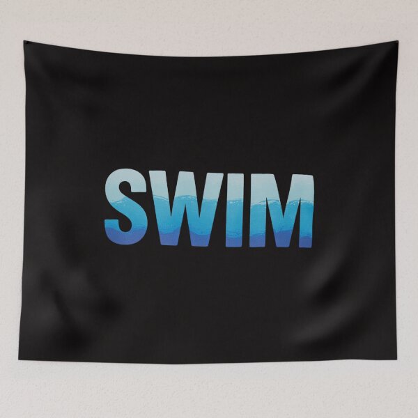 Item preview, Swim Cool Water Sport Swimmer Swimming Humor Sayings Novelty designed and sold by AnimeManga2D.
