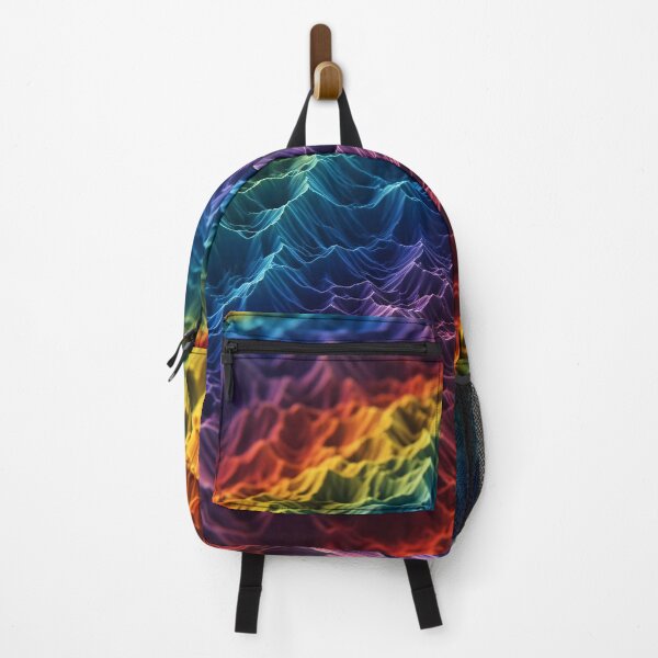 Item preview, Neon Terrain Waves designed and sold by Kaleidoscope Print.