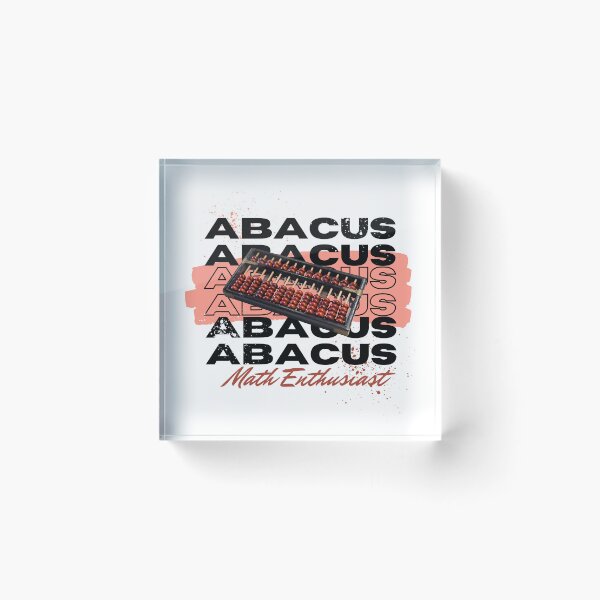 Item preview, MATH ENTHUSIAST - ABACUS designed and sold by JustMathIt.