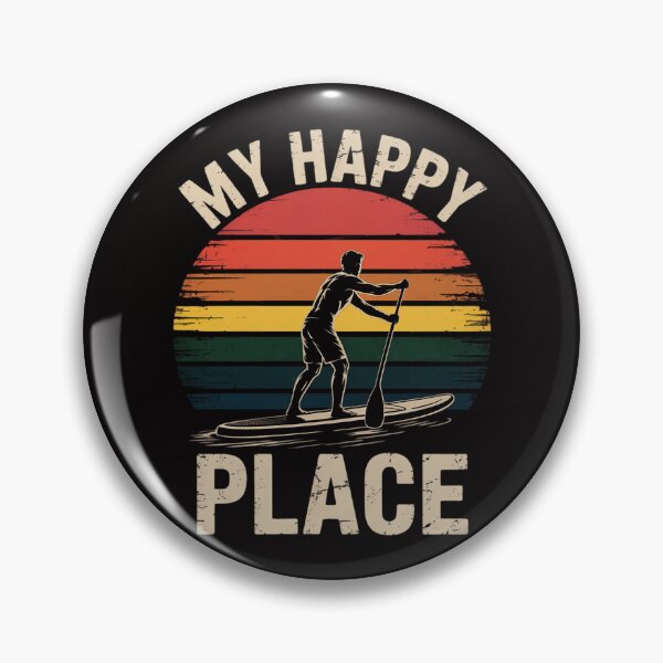 Item preview, Stand Up Paddle Board My Happy Place - Water Sports SUP Girl designed and sold by AnimeManga2D.