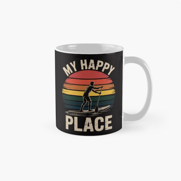 Item preview, Stand Up Paddle Board My Happy Place - Water Sports SUP Girl designed and sold by AnimeManga2D.