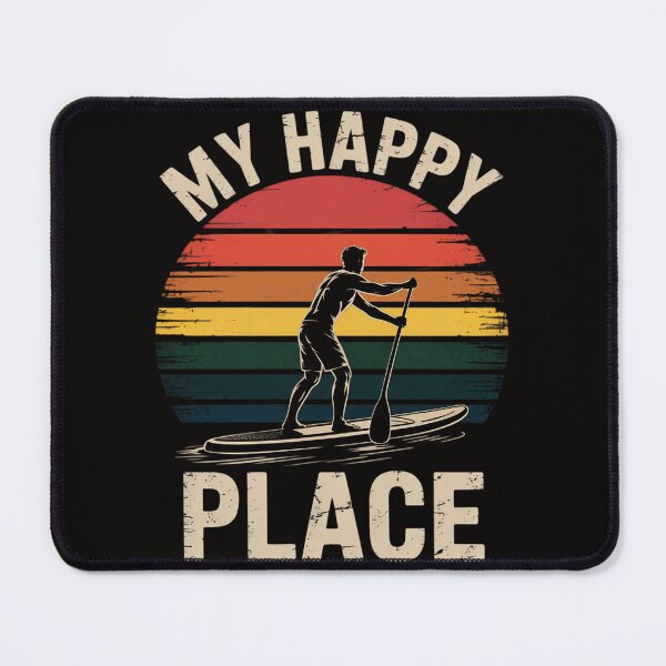 Item preview, Stand Up Paddle Board My Happy Place - Water Sports SUP Girl designed and sold by AnimeManga2D.