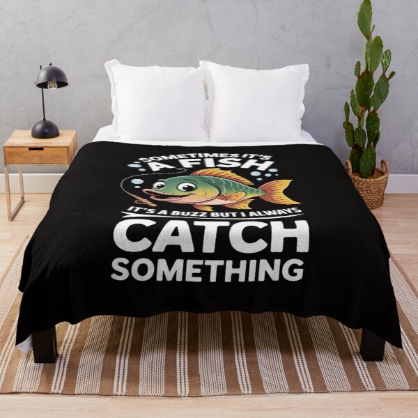 Item preview, Sometimes It's A Fish Other Times It's A Buzz Angling designed and sold by AnimeManga2D.