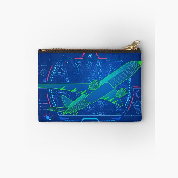 Item preview, aerospace technology or aviation simulation, graphic of airplane with topographic map background and Flight Simulator interface designed and sold by NiamLab.