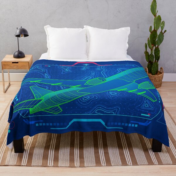 Item preview, aerospace technology or aviation simulation, graphic of airplane with topographic map background and Flight Simulator interface designed and sold by NiamLab.
