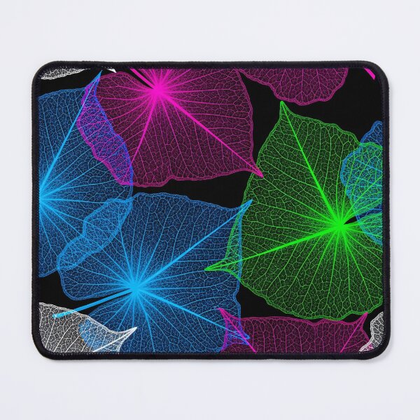 Item preview, Neon Leaf Skeleton Collage designed and sold by Kaleidoscope Print.