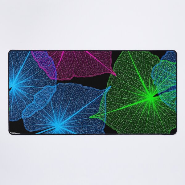 Item preview, Neon Leaf Skeleton Collage designed and sold by Kaleidoscope Print.