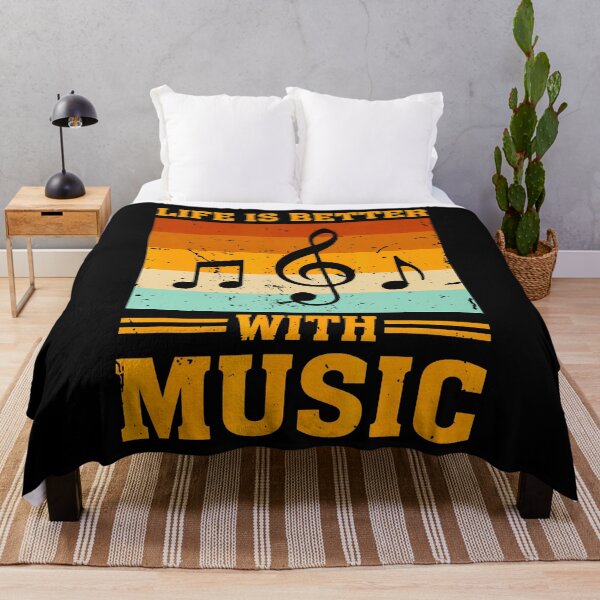 Item preview, Life Is Better With Music Notes n Girl Women Musician designed and sold by vasserideiri.