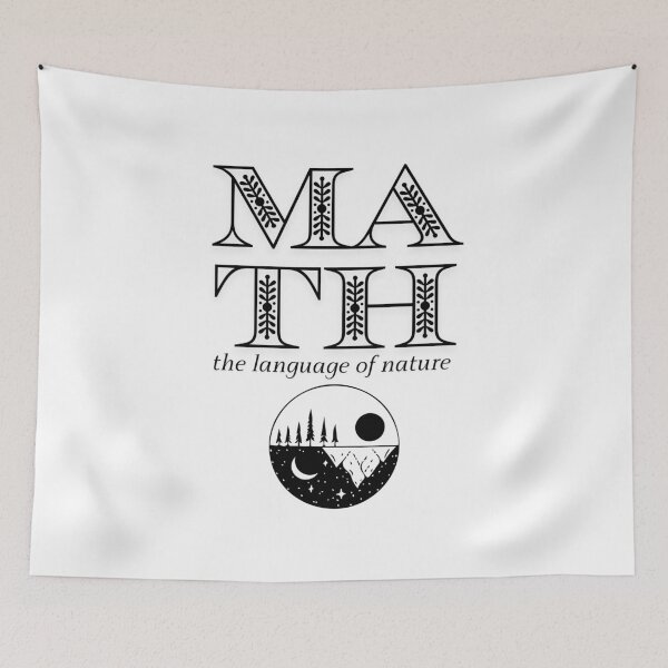 Item preview, MATH - THE LANGUAGE OF NATURE designed and sold by JustMathIt.