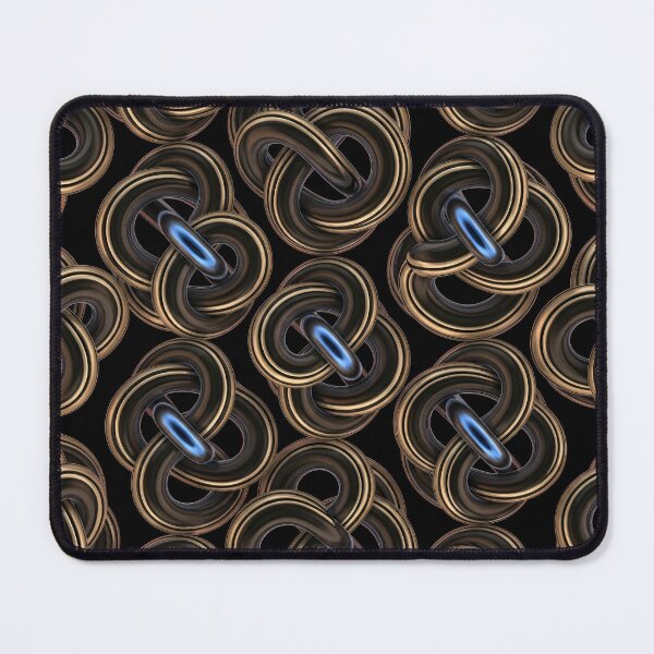 Item preview, Bronze Chain Loop Pattern designed and sold by Kaleidoscope Print.