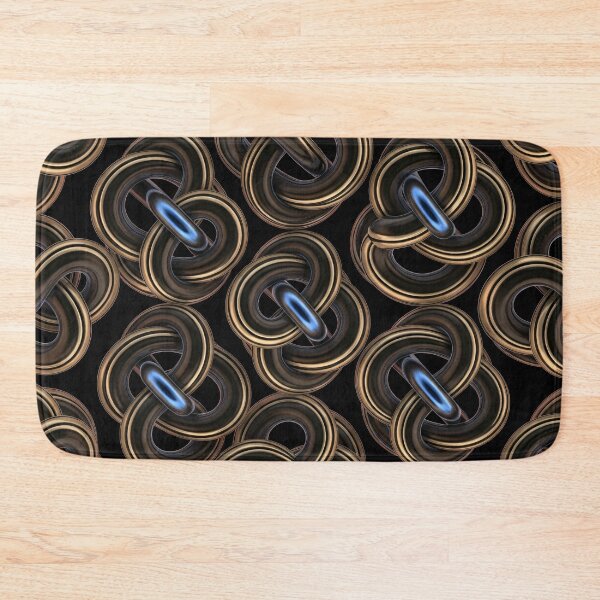 Item preview, Bronze Chain Loop Pattern designed and sold by Kaleidoscope Print.
