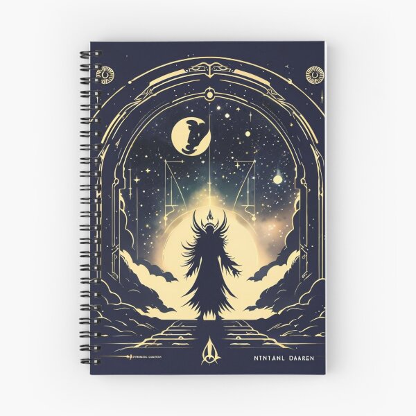 Item preview, Celestial Gatekeeper – Cosmic Mythical Poster Art designed and sold by Cyntriax.