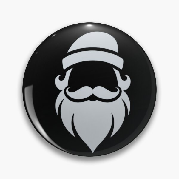 Item preview, Scandinavian Santa Beard – Minimal Holiday Icon Design designed and sold by Shop9999.