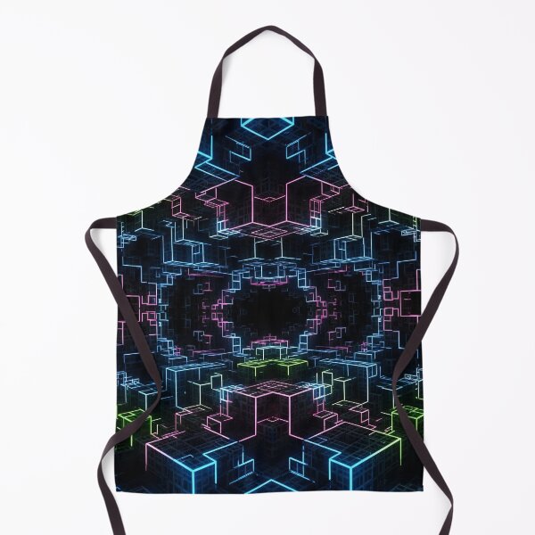 Item preview, Neon Cube Tunnel designed and sold by Kaleidoscope Print.