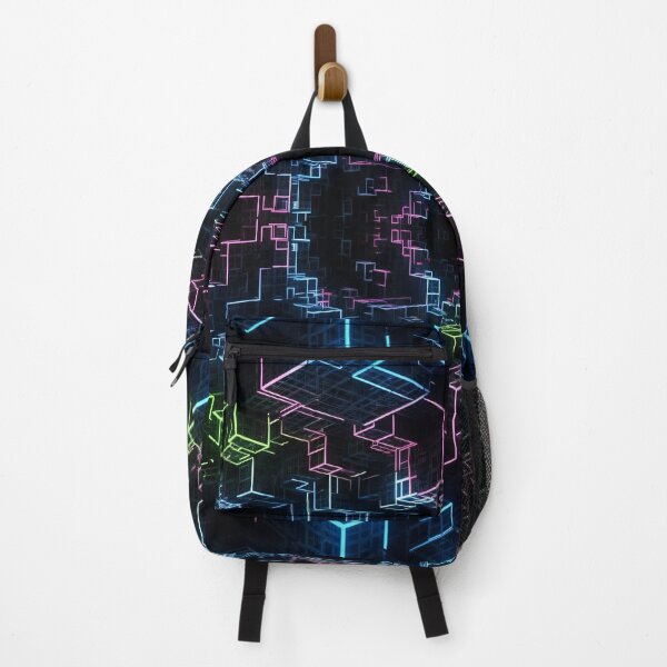 Item preview, Neon Cube Tunnel designed and sold by Kaleidoscope Print.