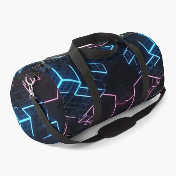 Item preview, Neon Cube Tunnel designed and sold by Kaleidoscope Print.