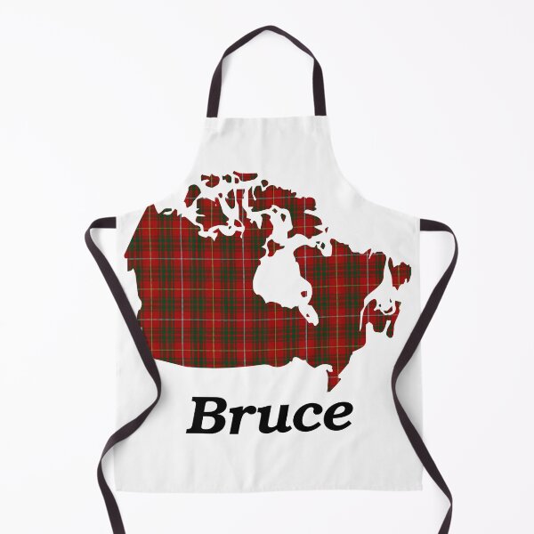 Item preview, Bruce Clan Tartan on Map of Canada (with name) designed and sold by clantartans.