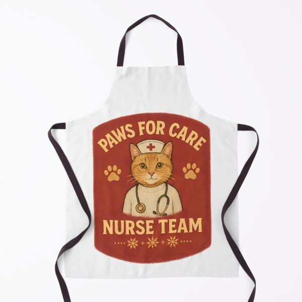 Item preview, Paws for Care Nurse Team – Cute Cat Nurse Christmas Design designed and sold by ClinicalHubs.