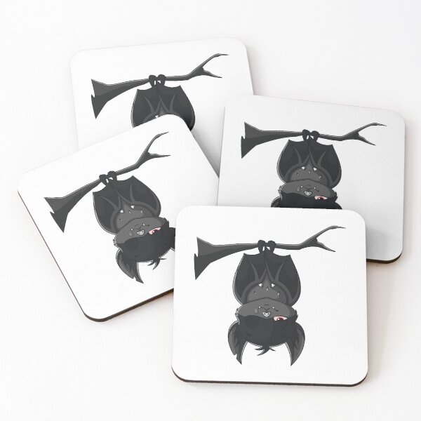 Item preview, Cute Hanging Bat Halloween Cartoon Illustration designed and sold by Horrify.