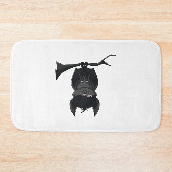 Item preview, Cute Hanging Bat Halloween Cartoon Illustration designed and sold by Horrify.